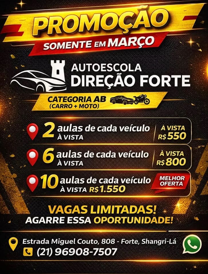 Autoescola Direção Forte AUTOESCOLA DIREÇÃO FORTE, AUTOESCOLA EM MIGUEL COUTO