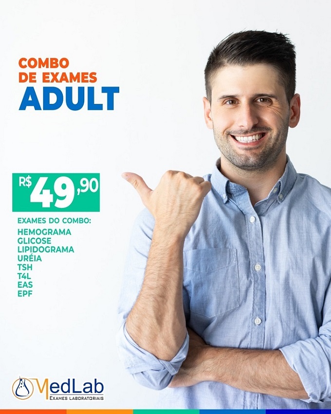 combos de exames adulto
