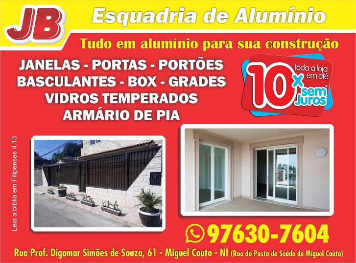 Esquadria de Alumínio em Nova Iguaçu