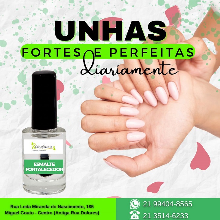 unhas fortes