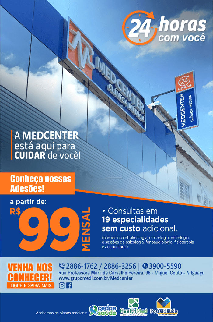 MedCenter MedCenter Miguel Couto. temos mamografia, clínicas em miguel couto, clínica 24h em miguel couto