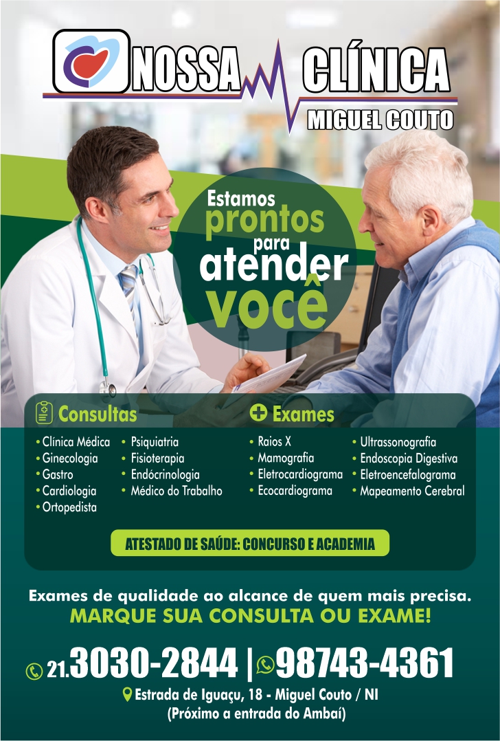 Nossa Clínica Miguel Couto: Consultas e exames em miguel couto